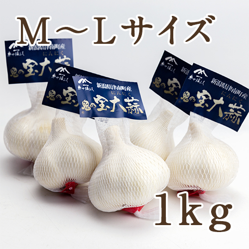 新潟直送計画】食べ応え抜群！大粒にんにく「ホワイト六片」お取り寄せ