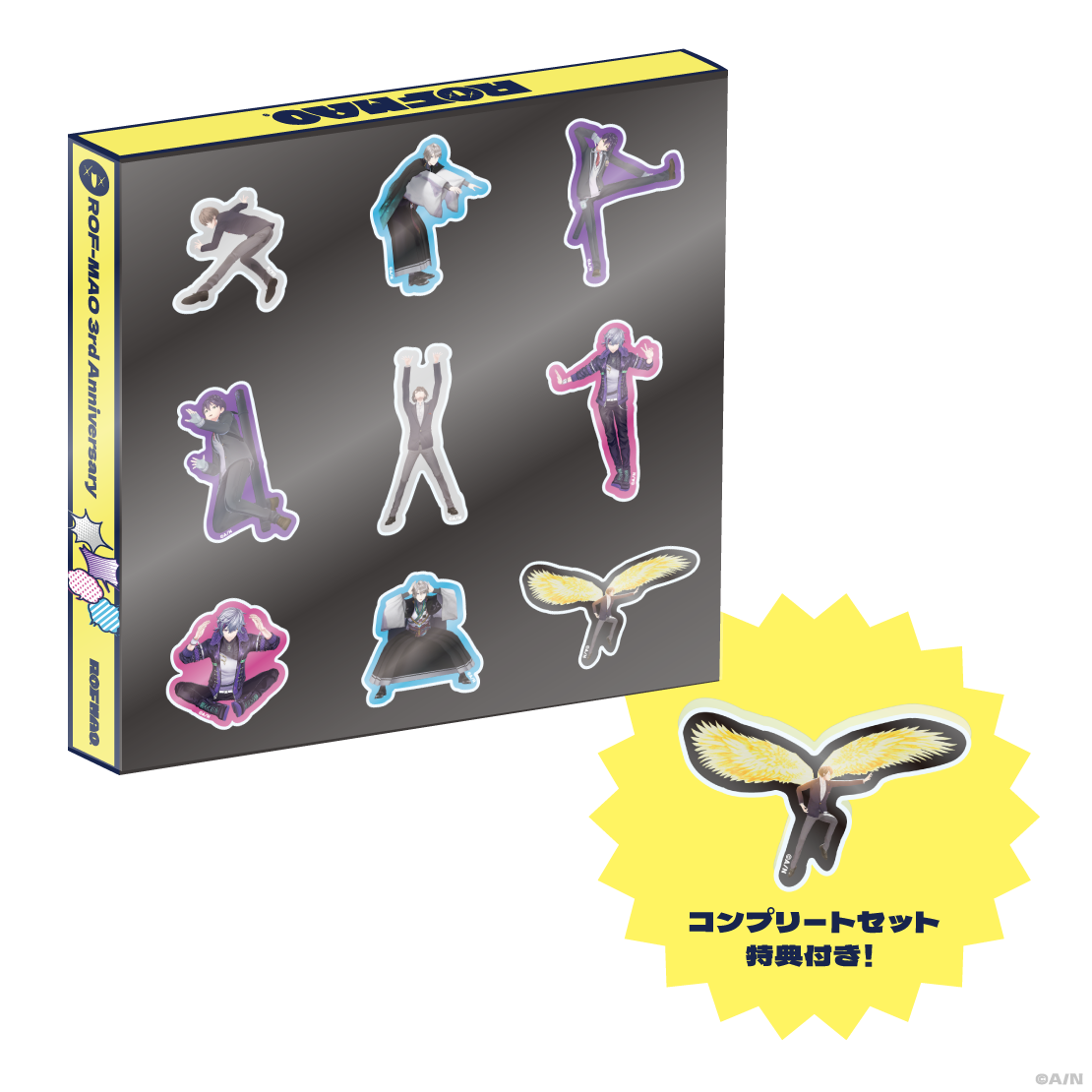 ROF-MAO 3rd Anniversary】ミニアクリルブロックコンプリートセット