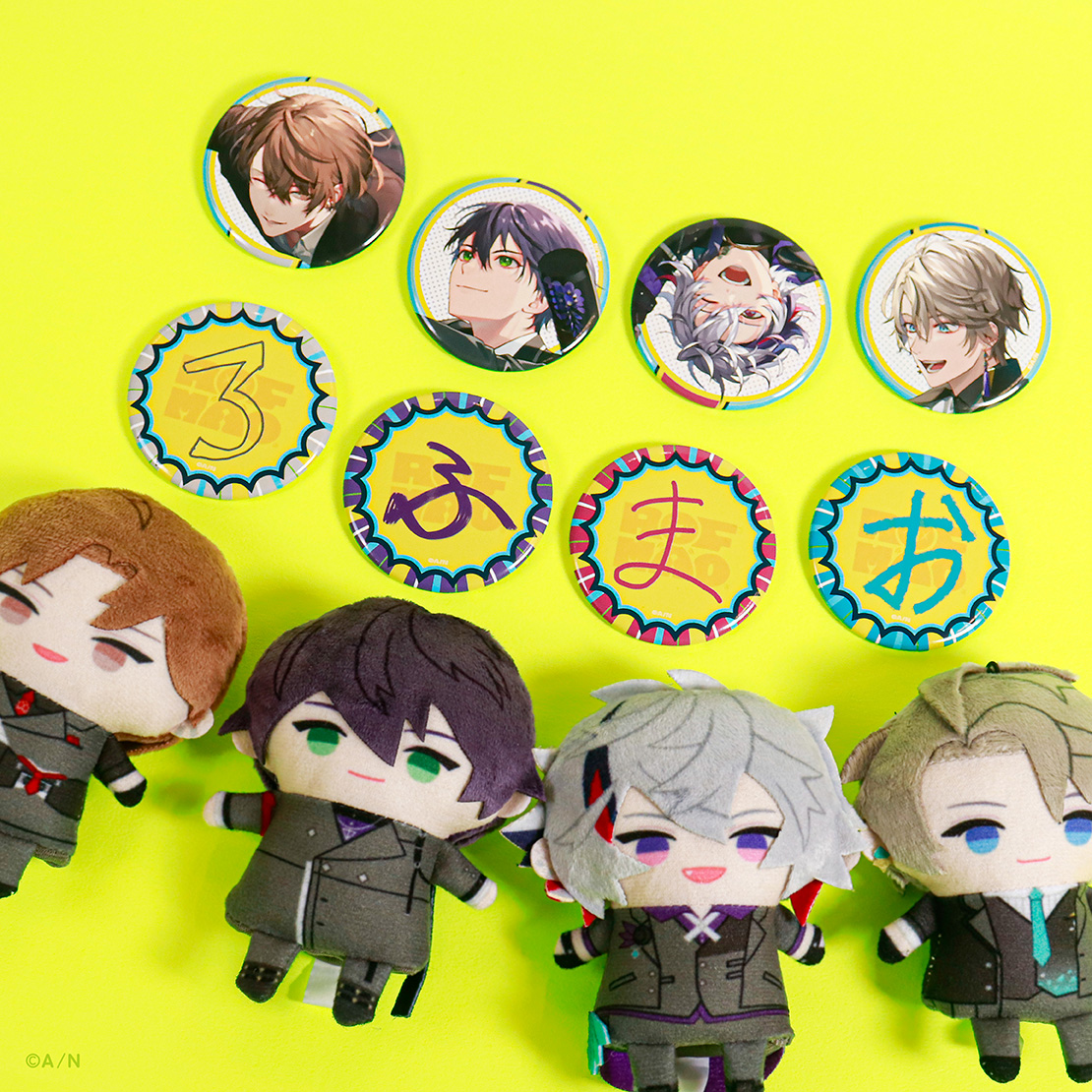 ROF-MAO 3rd Anniversary】缶バッジセット｜にじさんじオフィシャルストア