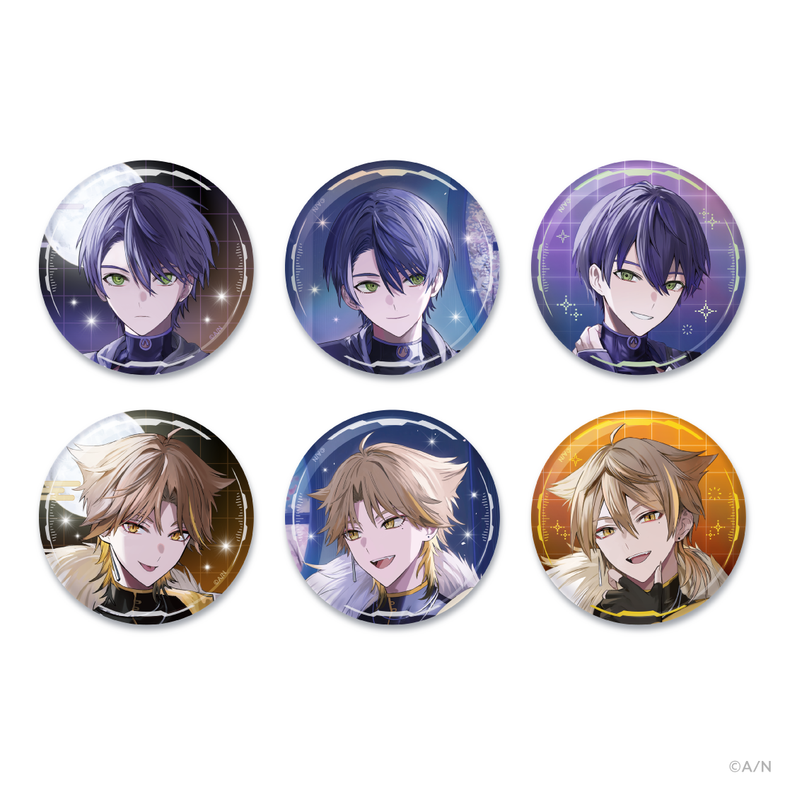 TOGABITO 7th Anniv.】ランダムオーロラ缶バッジ｜にじさんじ