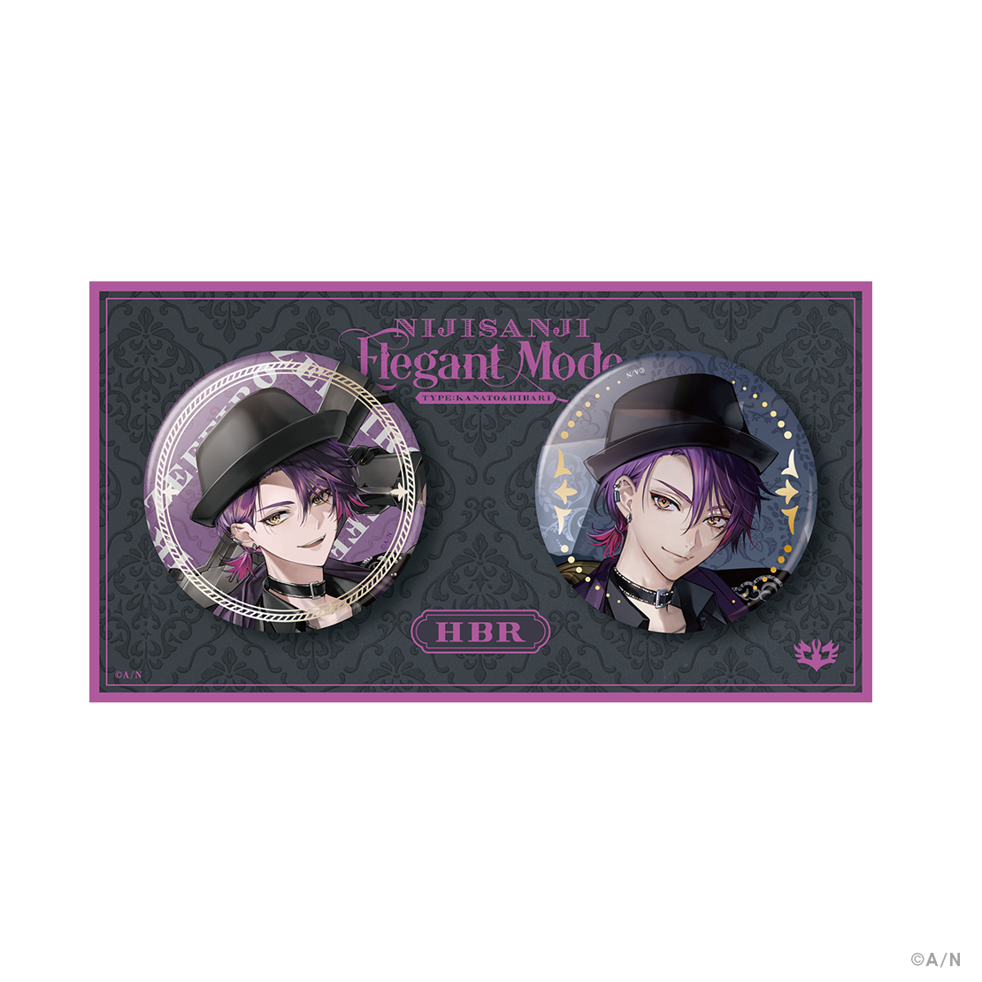 NIJISANJI Elegant Mode Type：Kanato&Hibari】缶バッジセット｜にじ