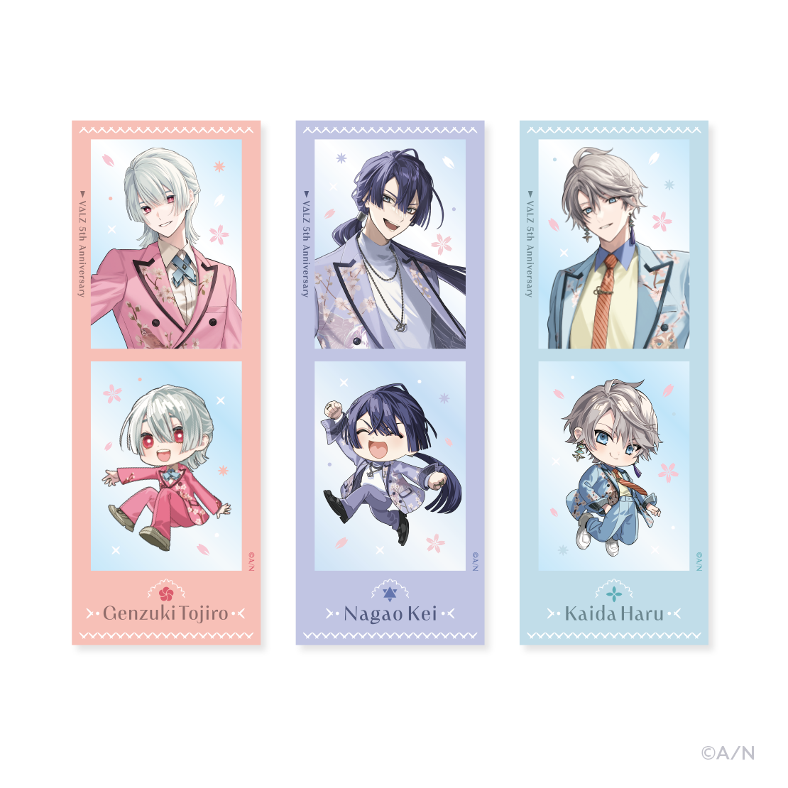 VΔLZ 5th Anniversary】ランダムチェキ風カード｜にじさんじ