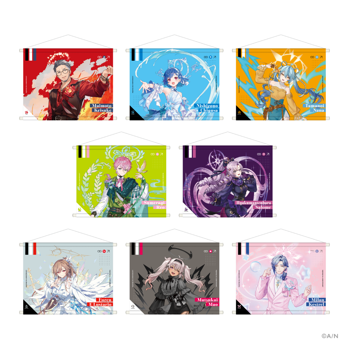 にじさんじ 8th Anniversary】A3タペストリー｜にじさんじオフィシャル