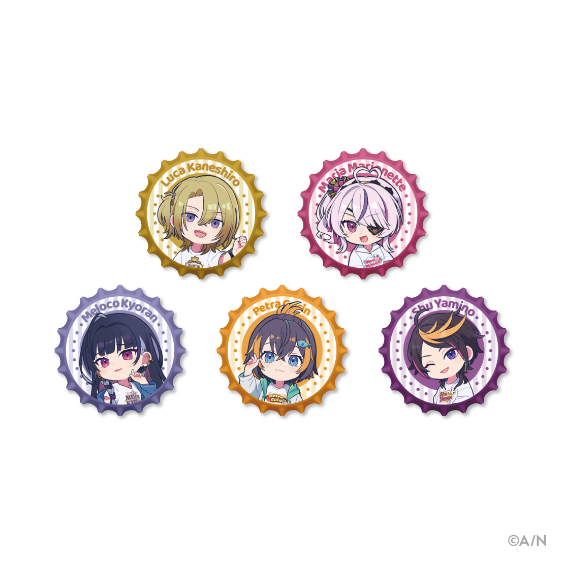 NIJI Bottle Vol.2】王冠缶バッジ｜にじさんじオフィシャルストア