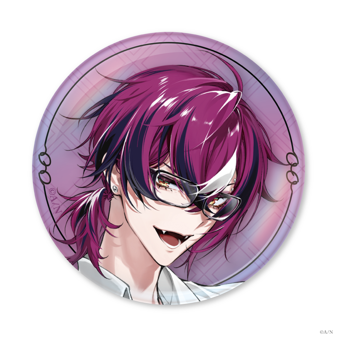 Eyeglasses of Elegance】 オーロラ缶バッジ｜にじさんじオフィシャル