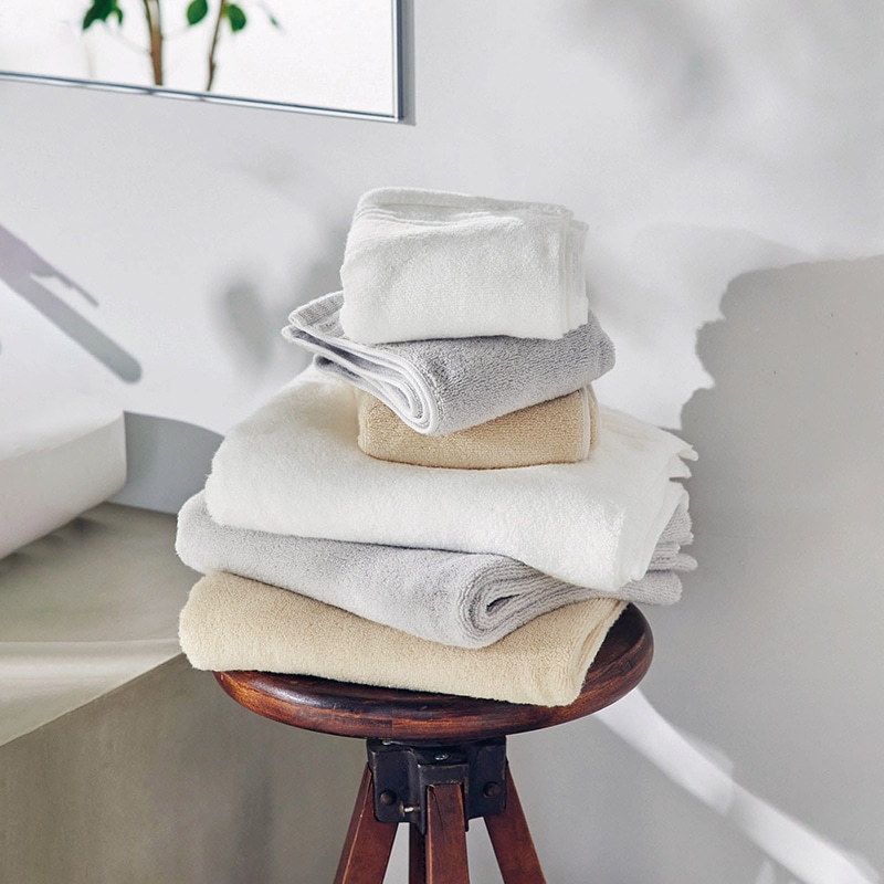 watairo richもちわた バスタオル （バスタオル）60×120cm ホワイト 綿