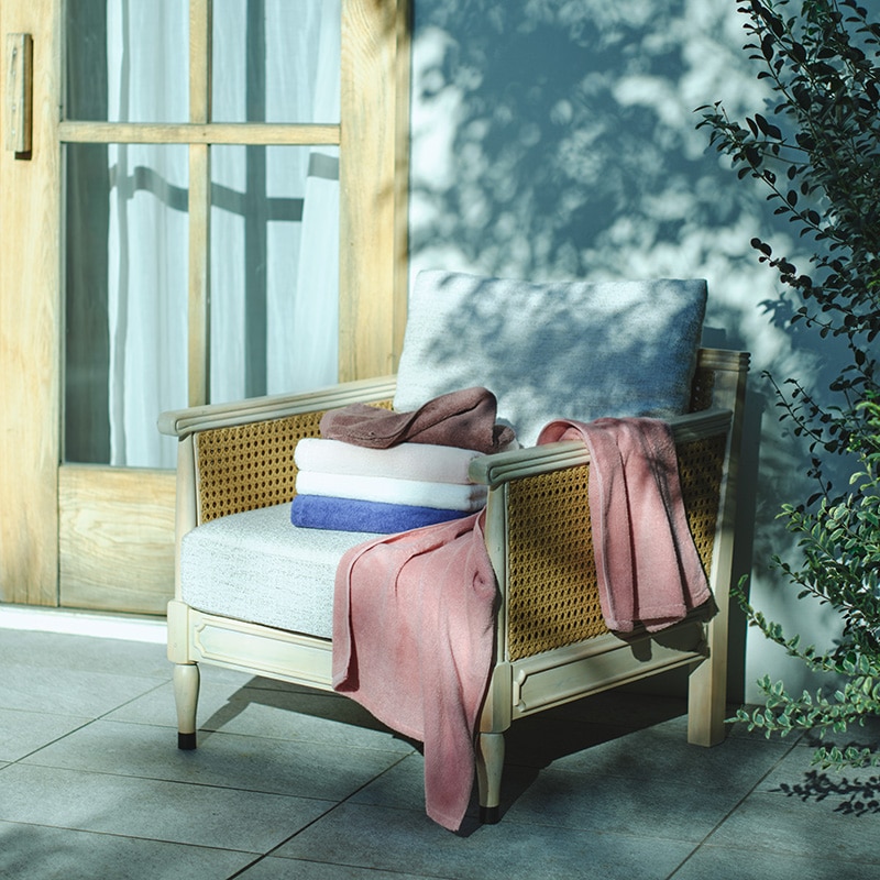 ふわふわ寄り添う お肌のおまもり バスタオル （バスタオル）60×120cm