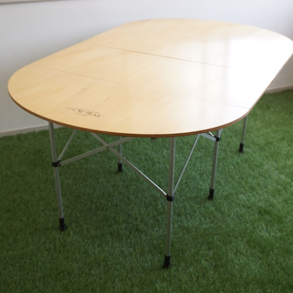 スノーピーク【snow peak】 フォールディングテーブルオーバル LV-31
