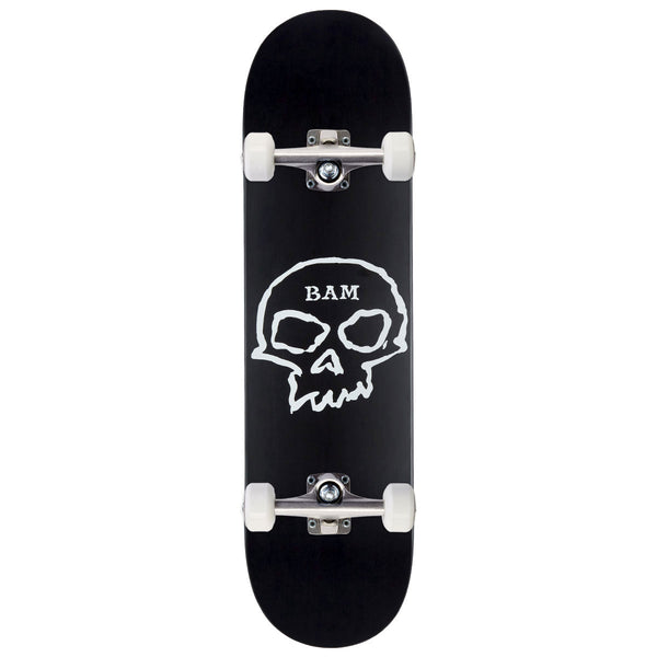 Zero x Bam Single Skull Skateboard Complete - Black - 8.50
