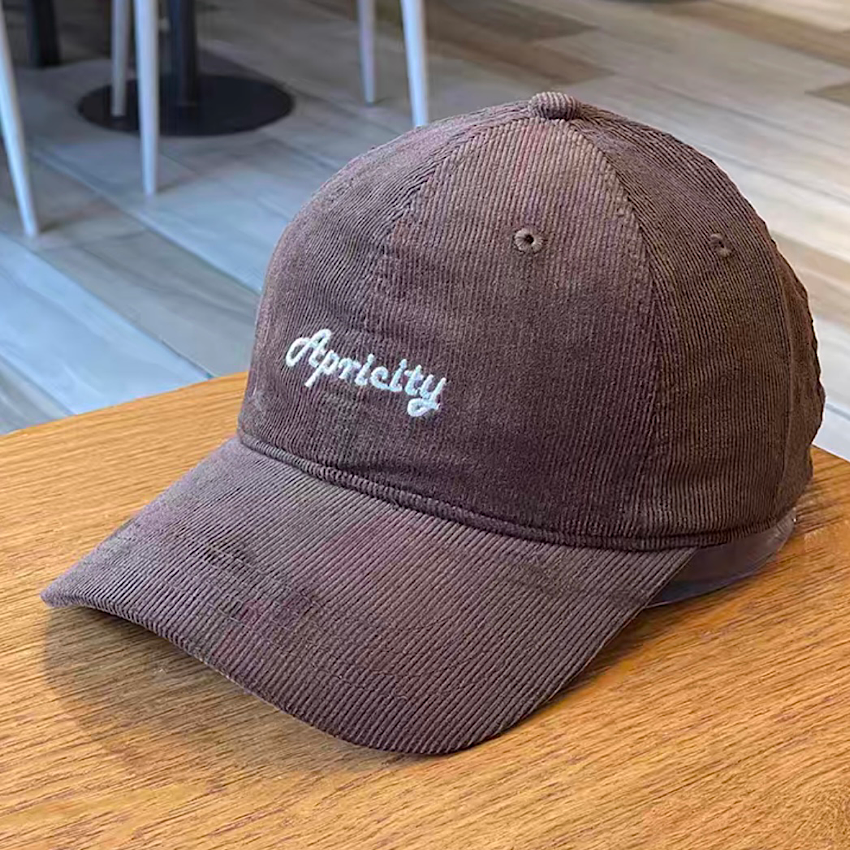 刺繍 コーデュロイ キャップ（6Colors）240834 – Champyee (チャンピー
