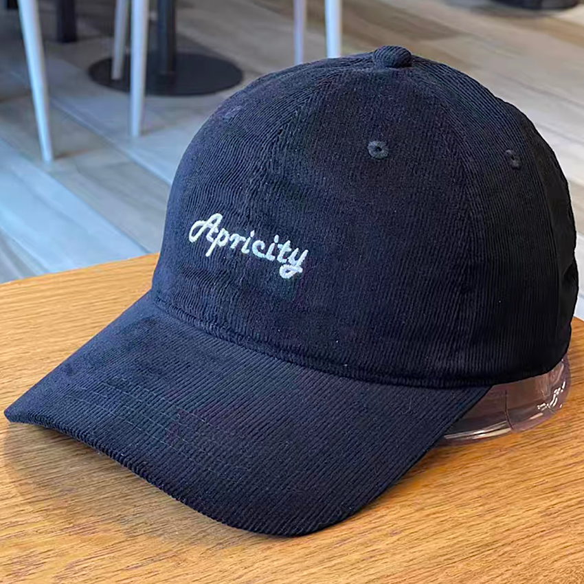 刺繍 コーデュロイ キャップ（6Colors）240834 – Champyee (チャンピー