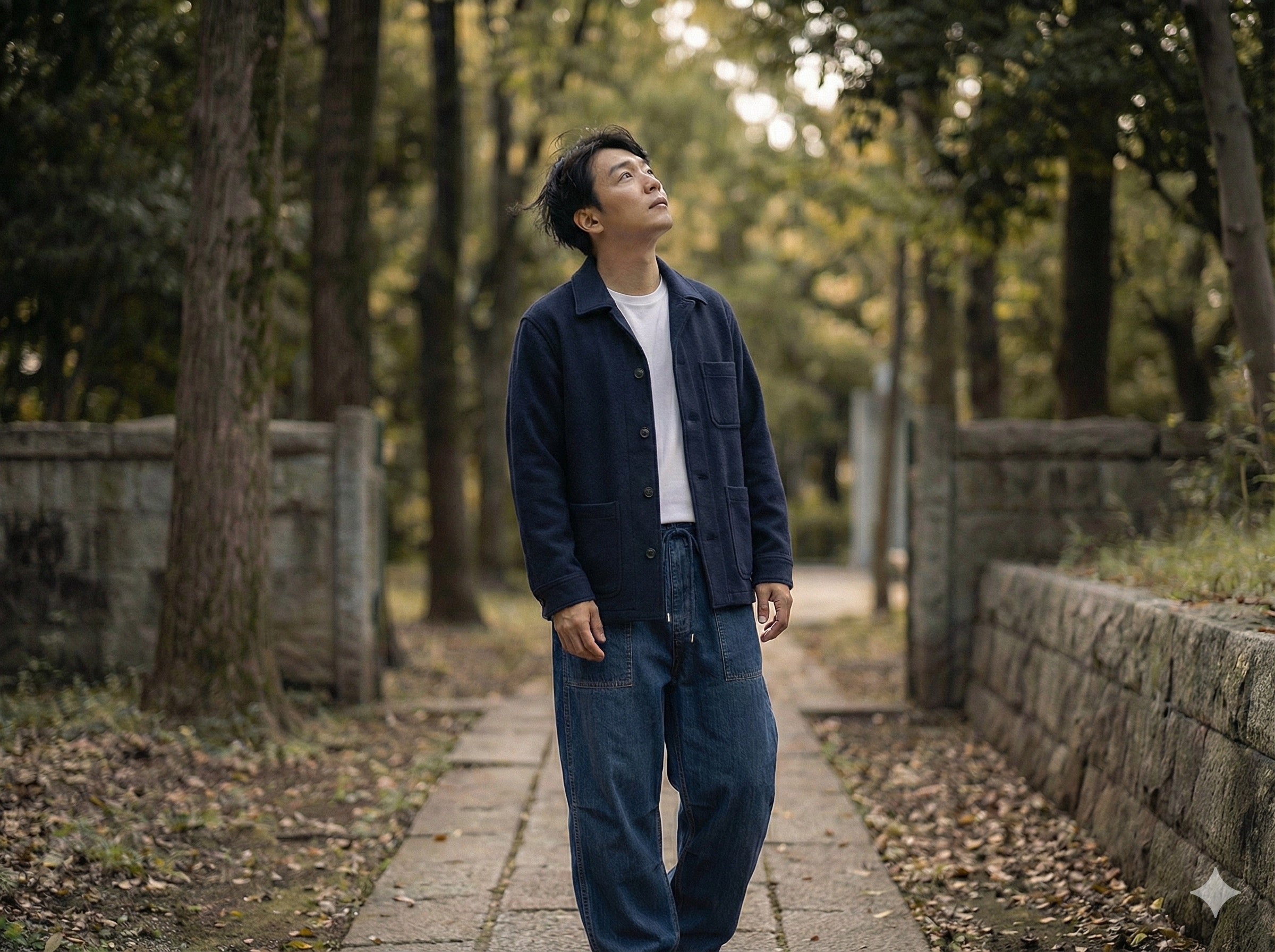 裾ドローコード ウォッシュドデニムパンツ（1Color）250448 – Champyee