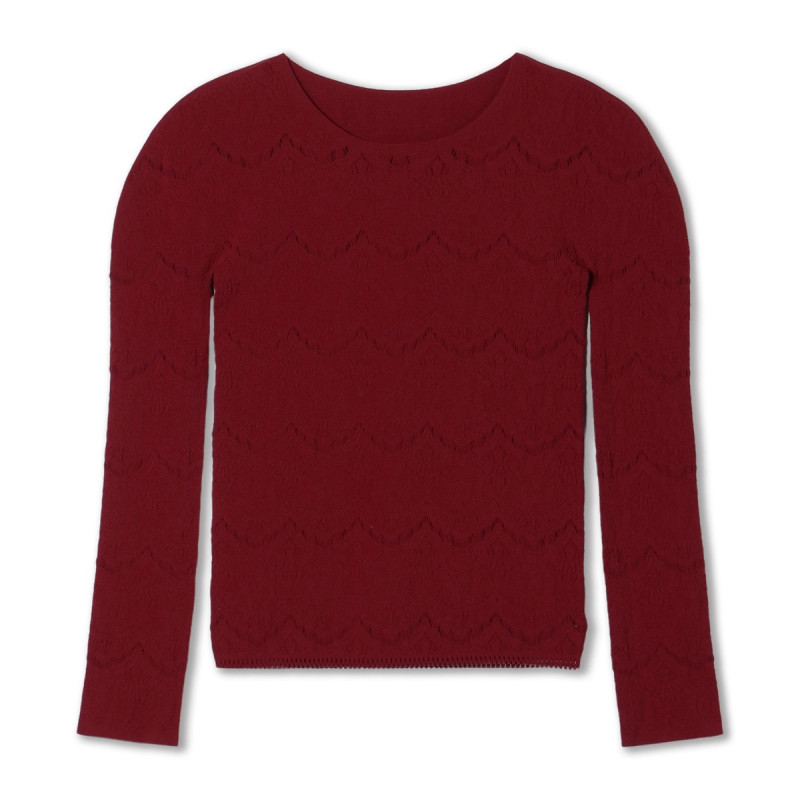 ノーソーイングニット】ノーソーイングクルーネックトップ 商品ページ