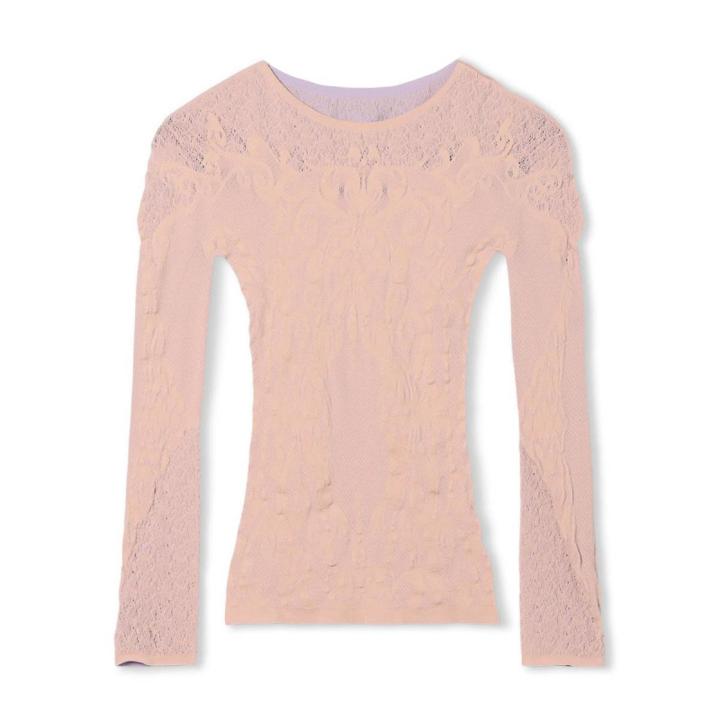 ノーソーイングニット】リバーシブルクルーネックトップ 商品ページ