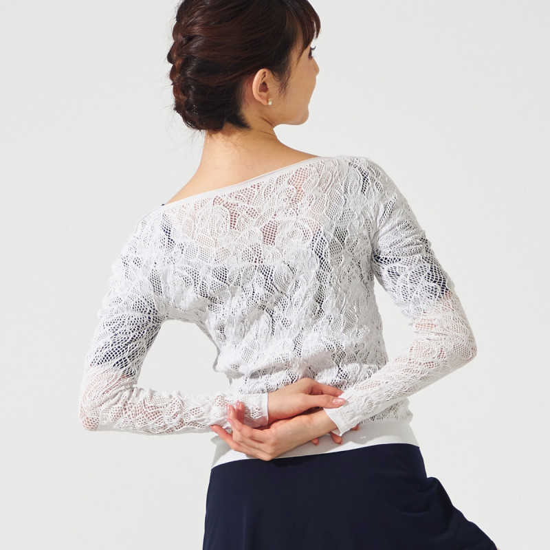 ノーソーイングニット】レーシージップアップニットトップ 商品ページ