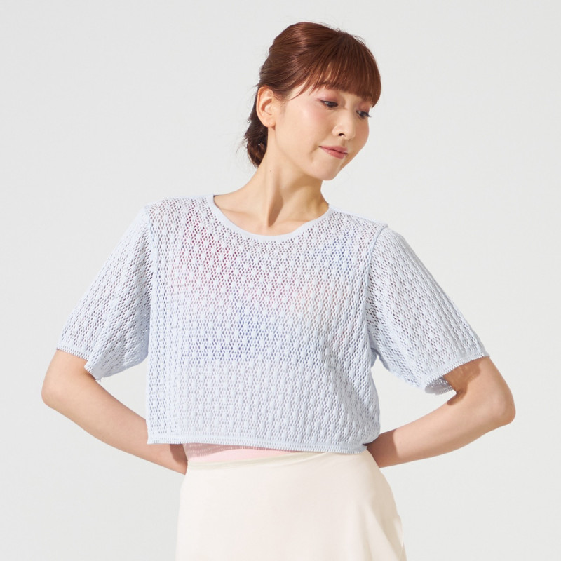 ノーソーイングニット】キシリトールショート丈トップ 商品ページ