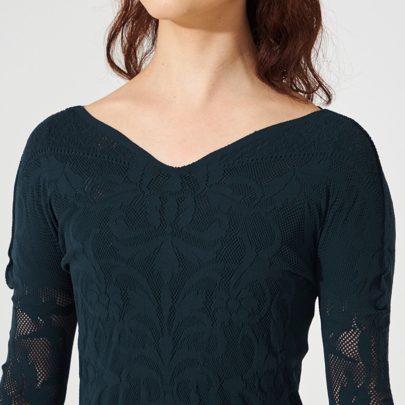 ☆シアー2wayVネックニットトップ 商品ページ | チャコット