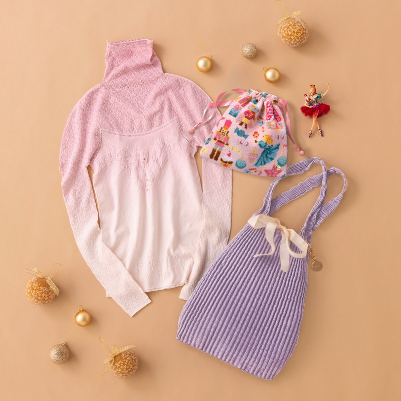 ノーソーイングニット】クリスタルグラデーショントップ 商品ページ