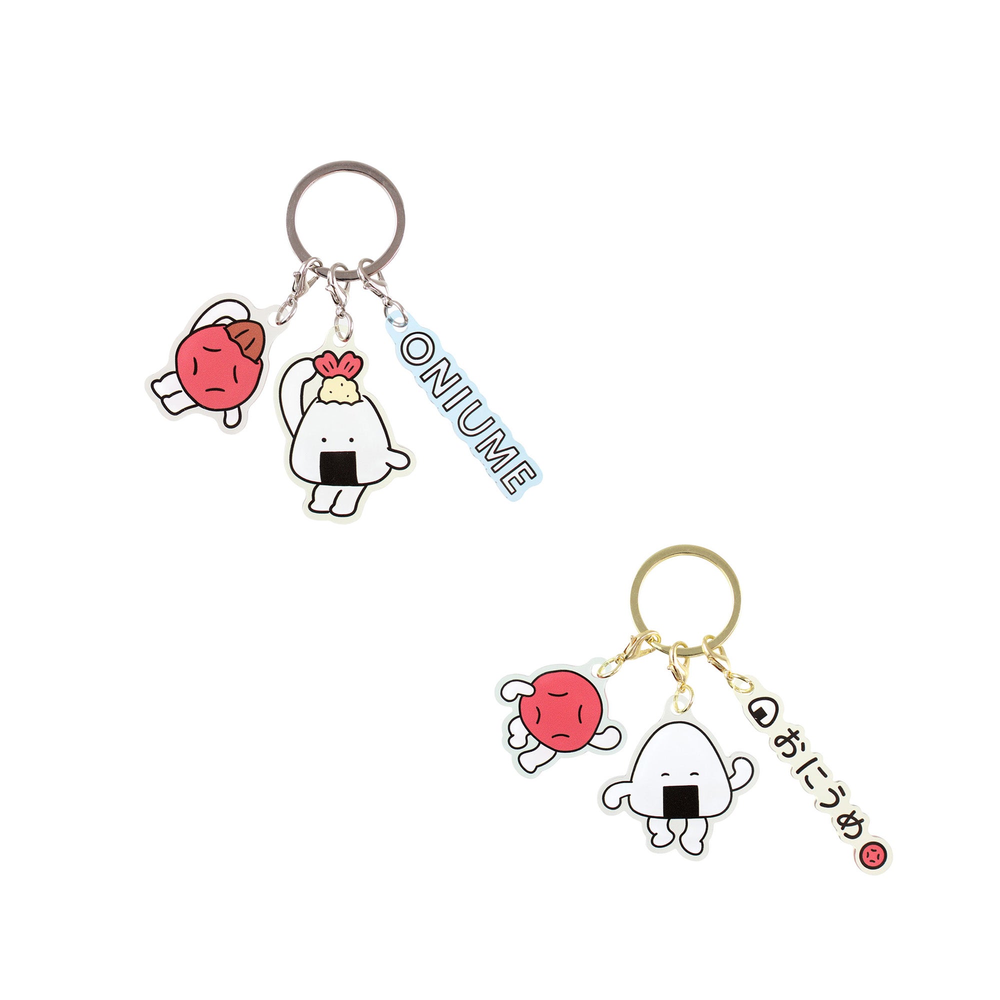 おにうめ 3チャームキーホルダー – CHOCOLATE CHARACTER LABEL ONLINE