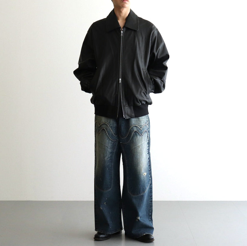 LEATHER ZIP SHORT JACKET #BLACK [ST.921] – ciacura