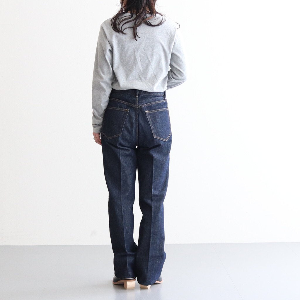 HARD TWIST DENIM 5P PANTS #INDIGO [A00P02DM] _ AURALEE