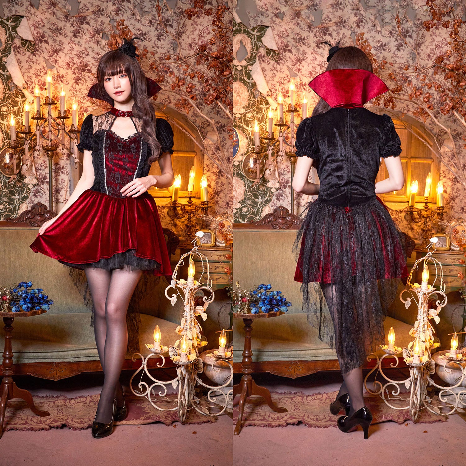 コスプレ 吸血鬼 ファンタジックヴィラン ヴァンピール レディース