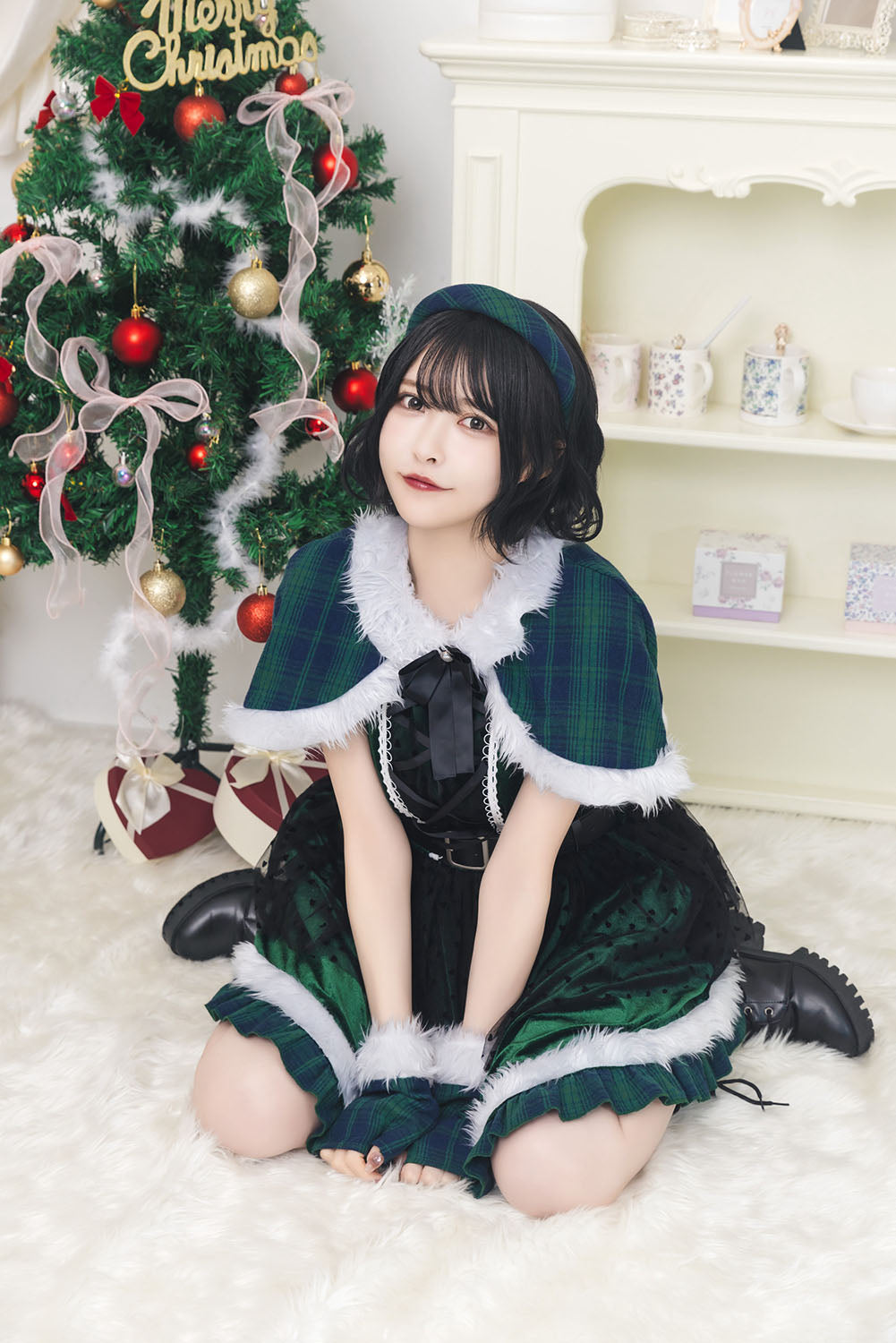 JamsCollection着用》コスプレ サンタ クリスマス リリパレ チェック