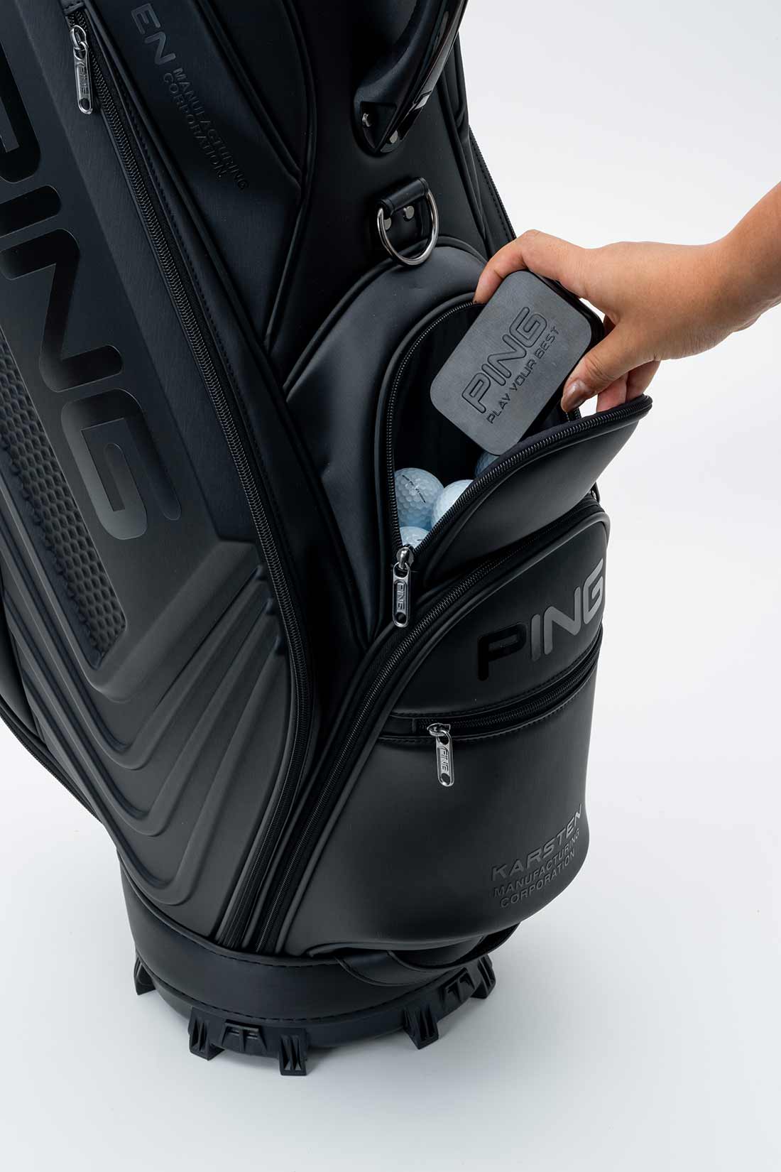 CB-U2501 ピンツアーシャフト(ブラック): キャディバッグ│PING ONLINE
