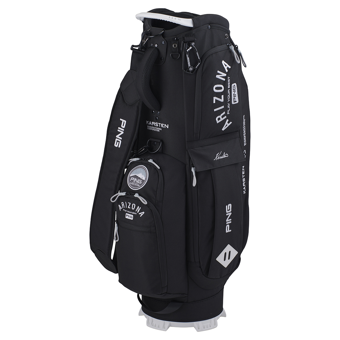 CB-U2503 アリゾナカジュアル(ブラック): キャディバッグ│PING ONLINE