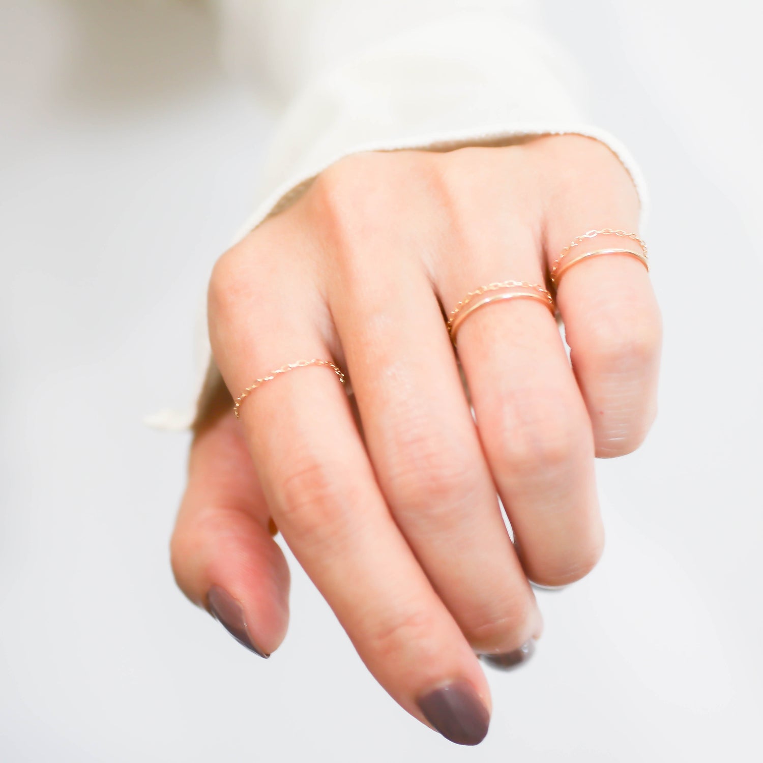 地金 チェーンリング K10イエローゴールド | cr-k10yg – cococaru