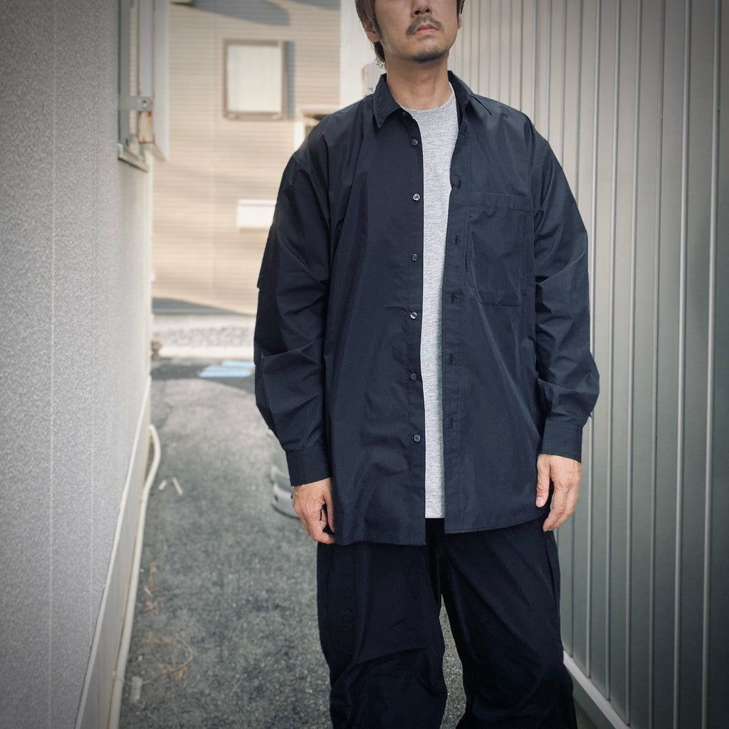 TECH REGULAR COLLAR SHIRT L/S #BLACK [BE-83025W]_DAIWA PIER39