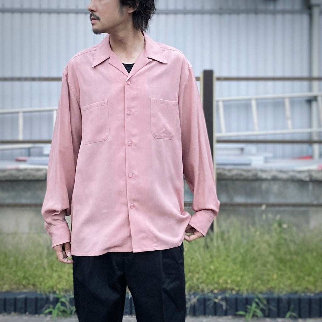 50'S SHIRT L/S ( TYPE-5 ) #PINK [25FW-WMS-OC10]_WACKO MARIA