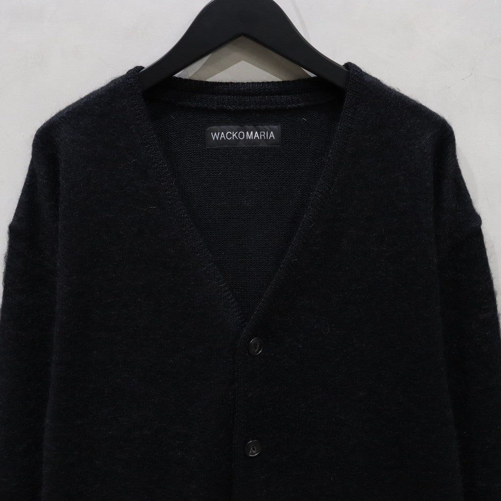 MOHAIR CARDIGAN ( TYPE-1 ) #BLACK [24FW-WMK-KN25]_WACKO MARIA