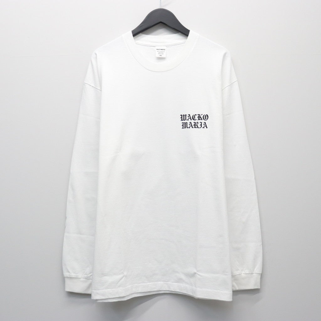 TIM LEHI | WASHED HEAVY WEIGHT CREW NECK LONG SLEEVE T-SHIRT