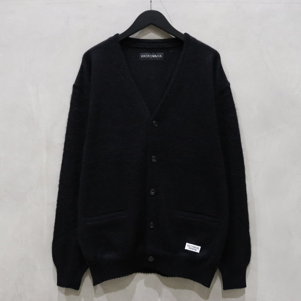 MOHAIR CARDIGAN ( TYPE-1 ) #BLACK [24FW-WMK-KN25]_WACKO MARIA
