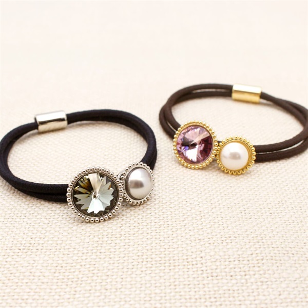 Web限定】レディアリーストーン ペアポニー(グレー) | ポニー