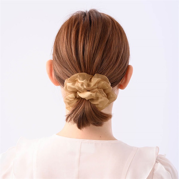 Web限定】Canal 4℃×Complex Biz サクラ シュシュ(ベージュ) | シュシュ