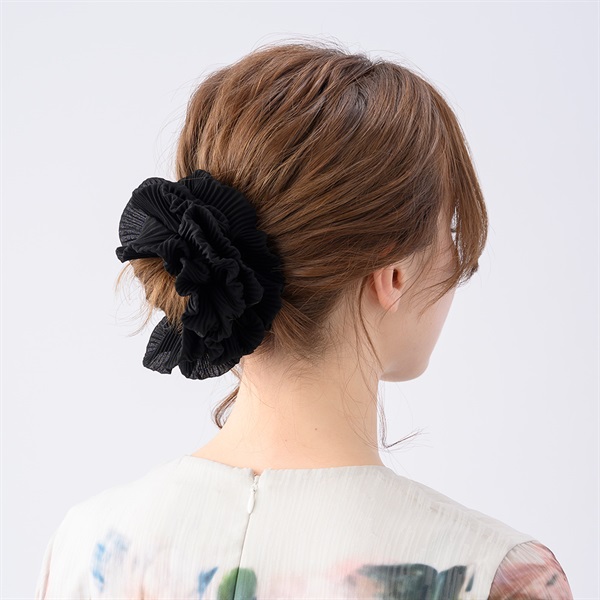 クラシカルプリーツ シュシュ(ブラック) | シュシュ | COMPLEX BIZ