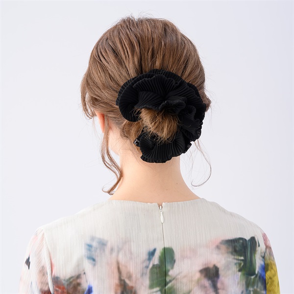 クラシカルプリーツ シュシュ(ブラック) | シュシュ | COMPLEX BIZ