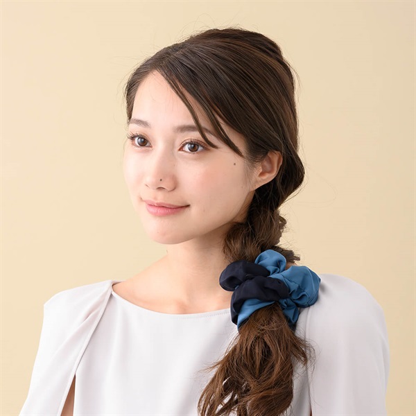 販路限定】ジェミニキュプラ シュシュ(ブルー） | シュシュ | COMPLEX