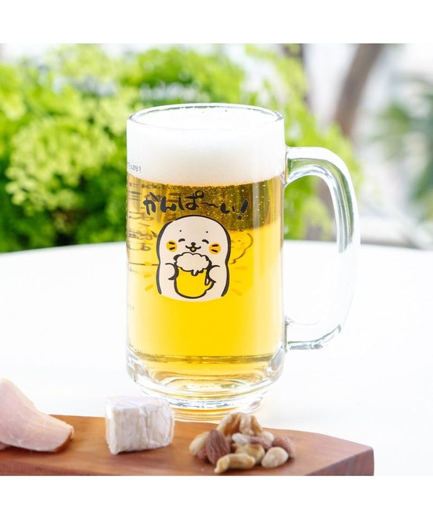 しろたん ジョッキ 《かんぱ～い！》 / Mother garden | 【通販】雑貨