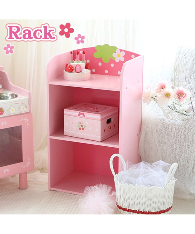 マザーガーデン 野いちご つぶつぶ 木製 お片づけ ラック / Mother