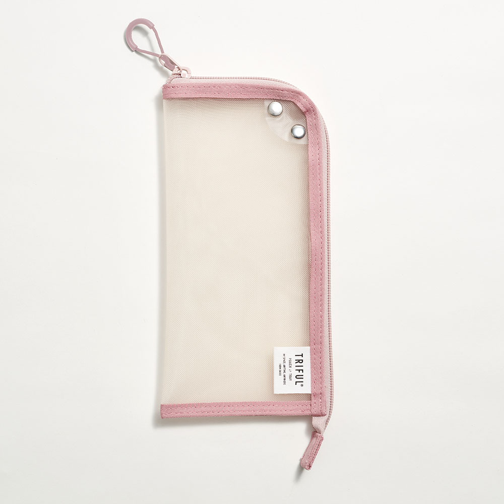 トライフル ポーチ メッシュ ピンク N1962 | 2026年版手帳 | 手帳