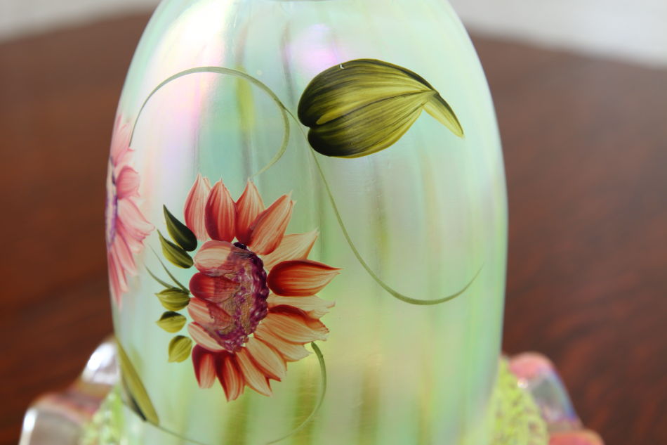 Fentonフェントン ヴァセリン/オパールセントガラス フェアリーランプ