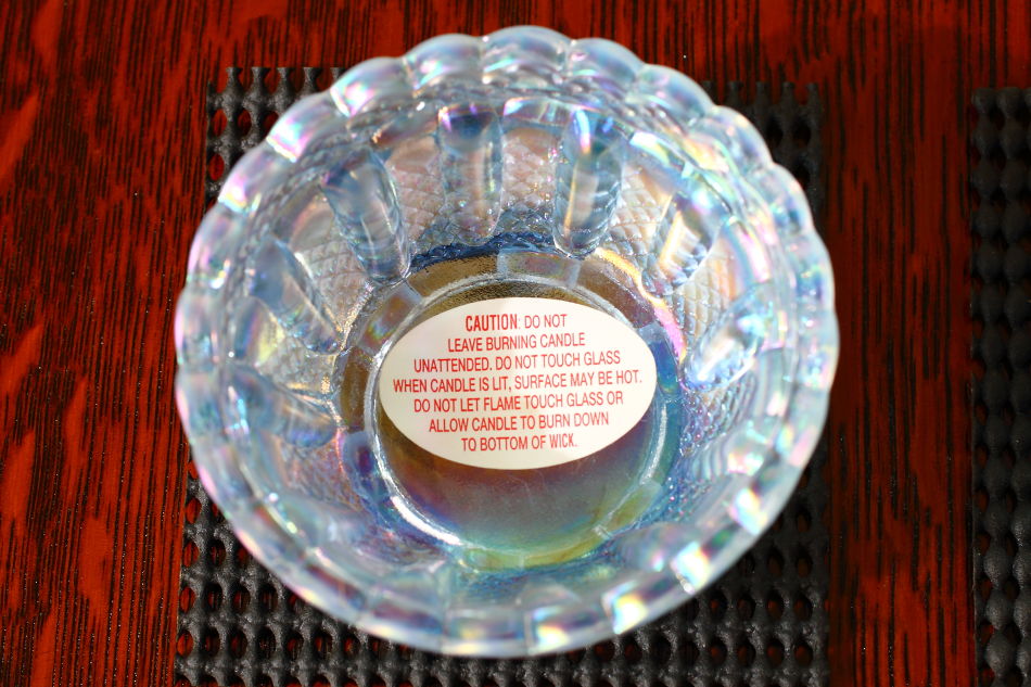 Fentonフェントン ブルー&オパールセント イリデッセンスガラス