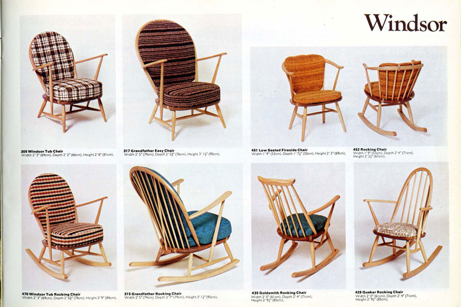 アーコールErcol 428 クエーカーロッキングチェア ｜アンティーク家具