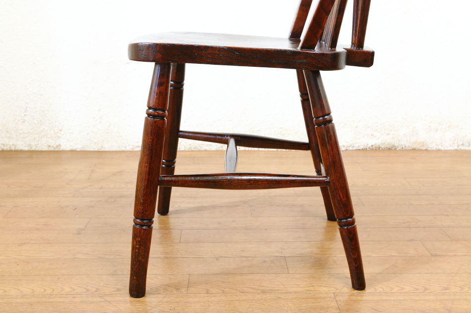 オールドエルム スポークバック ウィンザーチェア｜アンティーク家具