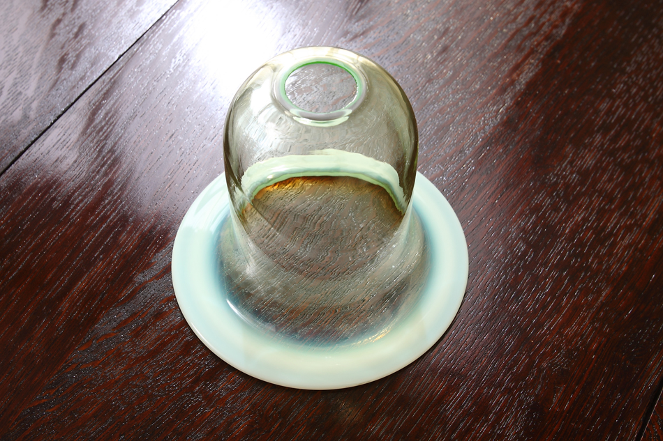 ヴァセリン/ウランガラス ランプシェード｜アンティーク家具・照明の