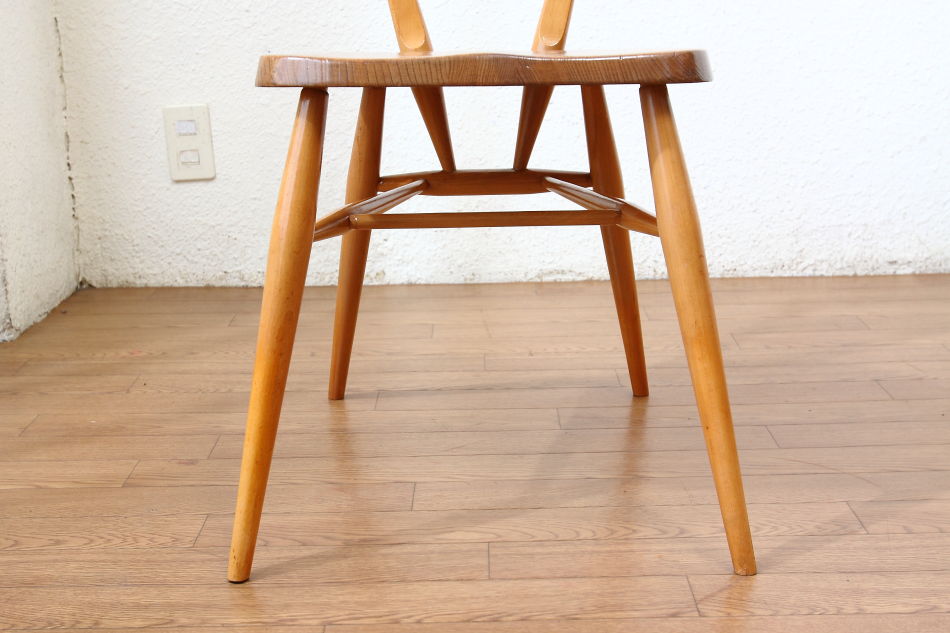 アーコールERCOL スタッキングチェア グリーンドット｜アンティーク