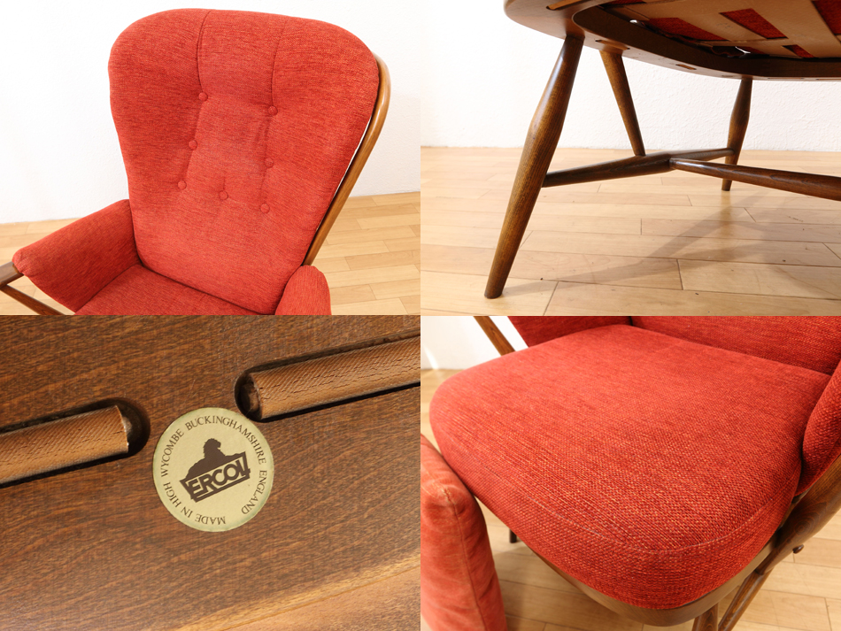 アーコールERCOL No913 エバーグリーン ハイバックイージーチェア